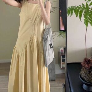 Brand New light yellow princess dress one size women